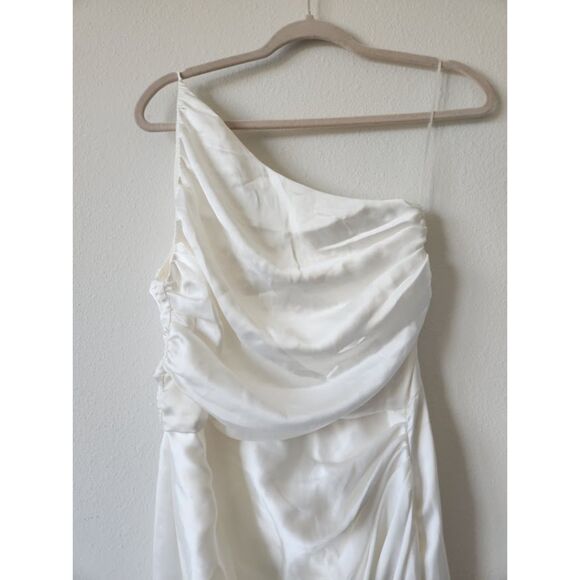 AIIFOS‎ Bernadette One-Shoulder Midi Dress | Size Small - Picture 3 of 9
